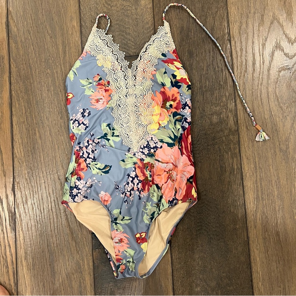 Anthropologie one piece swim suit small/medium
